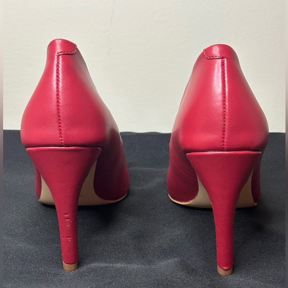 JENN ARDOR Women Pointed Toe Stiletto Heel Pumps Size 8 in Red - Picture 9 of 11